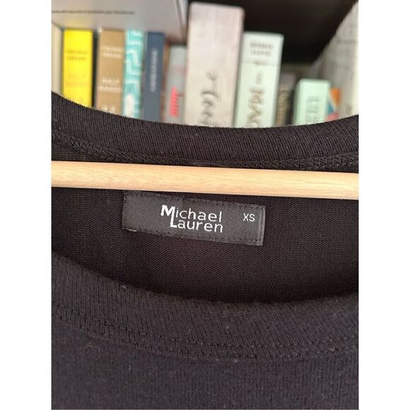 NWT Michael Lauren x Revolve Soft Black Tunic Sweater Size XS - Picture 3 of 5